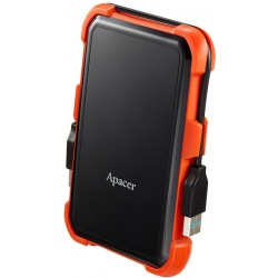 Зовнішній накопичувач 2Tb Apacer AC630, Black/Orange, 2.5", USB 3.1 (AP2TBAC630T-1)