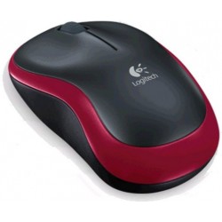 Миша Logitech M185 Black-Red USB (910-002237)