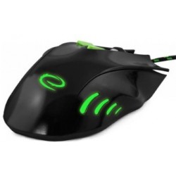 Миша Esperanza MX401 Hawk Black/Green USB (EGM401KG)