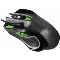 Миша Esperanza MX401 Hawk Black/Green USB (EGM401KG)