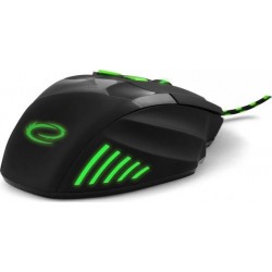 Миша Esperanza MX201 Black/Green USB (EGM201G)