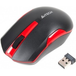 Миша A4Tech G3-200N Black Red Wireless V-TRACK