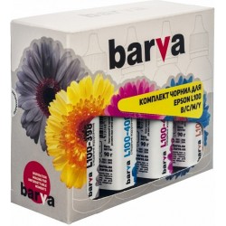 Комплект чорнил Barva (Epson L100/L200/L300) 4 x 90 г Black / Cyan / Magenta / Yellow (L100-090-MP) Комплект чорнил Barva (Epson L100/L200/L300) 4 x 90 г Black / Cyan / Magenta / Yellow (L100-090-MP)