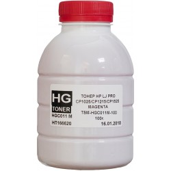 Тонер HG (HP CLJ CP1025, M175/275, Canon LBP-7010M/7018M) 100г Magenta (TSM-HGC011M-100) Тонер HG (HP CLJ CP1025, M175/275, Canon LBP-7010M/7018M) 100г Magenta (TSM-HGC011M-100)
