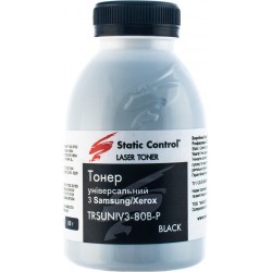 Тонер Samsung Universal, ML-1610/1710/2010, SL-M2020/2070, SCX-4200/4300, 80 г, Static Control (TRSUNIV3-80B-P)