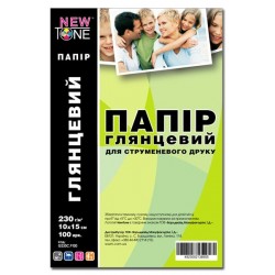 Фотопапір глянцевий NewTone, 100 аркушів A6, 230г/м2 (G230C.F100) Фотопапір глянцевий NewTone, 100 аркушів A6, 230г/м2 (G230C.F100)
