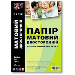 Фотопапір матовий NewTone, 100 аркушів A4, 140г/м2 (MD140.100N) Фотопапір матовий NewTone, 100 аркушів A4, 140г/м2 (MD140.100N)