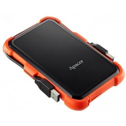 Зовнішній накопичувач 1Tb Apacer AC630, Black/Orange, 2.5", USB 3.1, водонепроницаемый/ударопрочный (AP1TBAC630T-1)