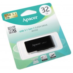 USB флеш-накопичувач 32GB Apacer AH350 Black (AP32GAH350B-1)