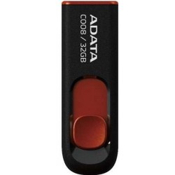 USB флеш-накопичувач 32GB ADATA C008 Black (AC008-32G-RKD) USB флеш-накопичувач 32GB ADATA C008 Black (AC008-32G-RKD)