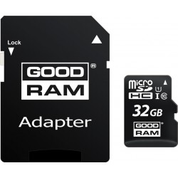 Карта пам'яті microSDHC 32ГБ GoodRAM, Class10 UHS-I (M1AA-0320R12) Карта пам'яті microSDHC 32ГБ GoodRAM, Class10 UHS-I (M1AA-0320R12)