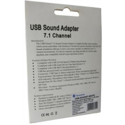 Звукова карта C-Media USB 2.0 7.1 Dynamode C-Media 108 White Xear 3D Box (USB-SOUND7-WHITE) Звукова карта C-Media USB 2.0 7.1 Dynamode C-Media 108 White Xear 3D Box (USB-SOUND7-WHITE)