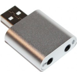 Звукова карта C-Media USB 2.0 7.1 Dynamode C-Media 108 Silver EAX2.0 / A3D1.0 Blister