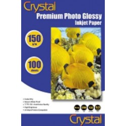 Фотопапір глянцевий Crystal, 100 аркушів A4, 150г/м2