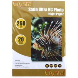 Фотопапір сатін Crystal, 20 аркушів A4, 260г/м2