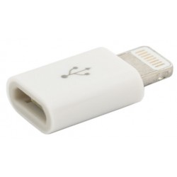 Перехідник ExtraDigital KBA1648 Lightning (тато) - microUSB (мама)