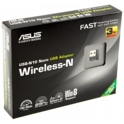 Мережева карта ASUS USB-N10 Nano Black Мережева карта ASUS USB-N10 Nano Black