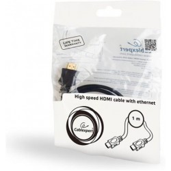 Кабель HDMI to HDMI 1.0m Cablexpert CC-HDMI4L-1M V.1.4