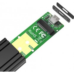 Зовнішня кішеня 1,8" Maiwo K1686P для M.2 NVMe (PCIe) через USB3.1 GEN2 Type-C