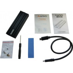 Зовнішня кішеня 1,8" Maiwo K1686P для M.2 NVMe (PCIe) через USB3.1 GEN2 Type-C