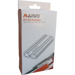 Зовнішня кішеня 1,8" Maiwo K1686P для M.2 NVMe (PCIe) через USB3.1 GEN2 Type-C