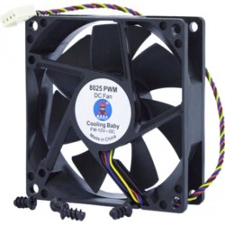 Кулер до корпусу Cooling Baby 8025 PWM, 80мм (8025 PWM)