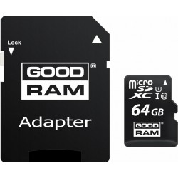 Карта пам'яті microSDXC 64ГБ GoodRAM, Class10 UHS-I (M1AA-0640R12) Карта пам'яті microSDXC 64ГБ GoodRAM, Class10 UHS-I (M1AA-0640R12)