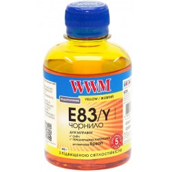 Чорнила Epson Чернила WWM Stylus Photo E83/Y (Epson Stylus Photo P50, PX660, T50, TX650/700, R270/290) 200 г Yellow