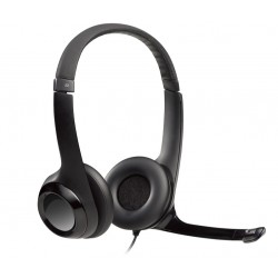 Навушники Logitech H390 Black VoIP USB (981-000406)