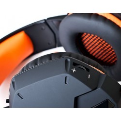 Навушники REAL-EL GDX-7700 Surround 7.1 Black/Orange USB