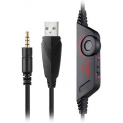 Навушники REAL-EL GDX-7650 Black/Red