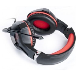 Навушники REAL-EL GDX-7575 Black-Red с микрофоном
