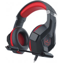 Навушники REAL-EL GDX-7575 Black-Red с микрофоном