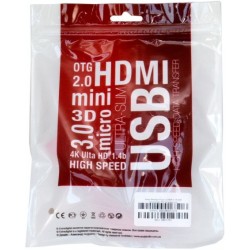 Кабель HDMI на Type C 2.0 м. Extradigital HDMI v1.4 (KBH1751)