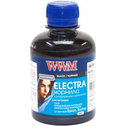 Чорнила WWM Epson Universal ELECTRA, C/CX, T/TX, S/SX, B/BX, R/RX, T/TX, P/PX, Black, 200 г (EU/B) Чорнила WWM Epson Universal ELECTRA, C/CX, T/TX, S/SX, B/BX, R/RX, T/TX, P/PX, Black, 200 г (EU/B)