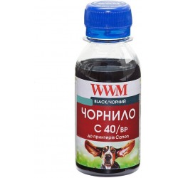 Чорнила WWM Canon PG-37/40/50, PGI-5Bk, BCI-15, Black Pigment, 100 г (C40/BP-2) Чорнила WWM Canon PG-37/40/50, PGI-5Bk, BCI-15, Black Pigment, 100 г (C40/BP-2)