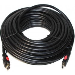 Кабель HDMI to HDMI 20.0m Tecro HD 20-00 V.1.4