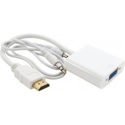Кабель HDMI to VGA, 0,15 м, Extradigital, 30 AWG, Gold, PVC, Hi-Speed (KBH1645)