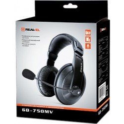 Навушники REAL-EL GD-750MV Black Навушники REAL-EL GD-750MV Black