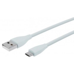 Кабель USB 2.0 - 1.0м AM/Micro B Maxxter UB-M-USB-01MG, Grey, преміум, 2.4А Кабель USB 2.0 - 1.0м AM/Micro B Maxxter UB-M-USB-01MG, Grey, преміум, 2.4А