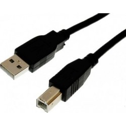 Кабель USB 2.0 - 3.0м AM/BM Cablexpert ферит фільтр, чорний (CCF-USB2-AMBM-10) Кабель USB 2.0 - 3.0м AM/BM Cablexpert ферит фільтр, чорний (CCF-USB2-AMBM-10)