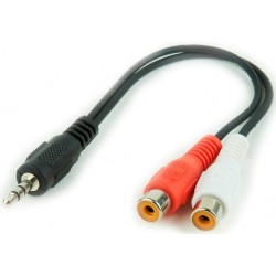 Кабель Audio DC3.5-2RCA mini-jack(M)- 2тюльпана (F) Cablexpert 0.2m (CCA-406) Кабель Audio DC3.5-2RCA mini-jack(M)- 2тюльпана (F) Cablexpert 0.2m (CCA-406)