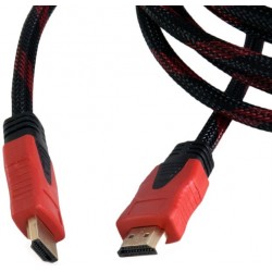 Кабель HDMI to HDMI, 1.5m, Extradigital, v2.0, 30 AWG, Gold, Nylon, Hi-Speed (KBH1745)