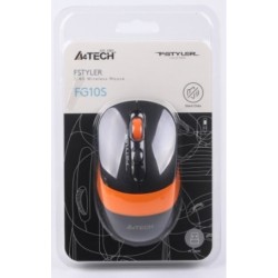 Миша A4Tech Fstyler FG10S Orange Wireless USB