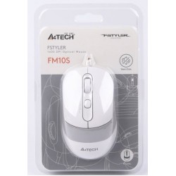 Миша A4Tech Fstyler FM10S White USB