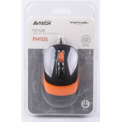 Миша A4Tech Fstyler FM10S Black+Orange USB (FM10S ORANGE)