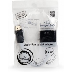 Перехідник Cablexpert A-DPM-VGAF-02, DisplayPort на VGA (A-DPM-VGAF-02)