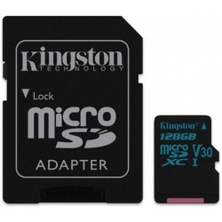 Карта пам'яті microSDHC 128ГБ Kingston Canvas Select Plus R100 Mb/s, Class10 UHS-I A1 (SDCS2/128GB) Карта пам'яті microSDHC 128ГБ Kingston Canvas Select Plus R100 Mb/s, Class10 UHS-I A1 (SDCS2/128GB)