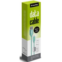Кабель USB - microUSB, Mint, 1 м, 2.1A ColorWay (CW-CBUM002-MT) Кабель USB - microUSB, Mint, 1 м, 2.1A ColorWay (CW-CBUM002-MT)