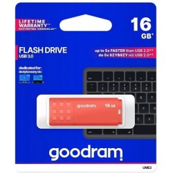 USB3.0 флеш-накопичувач 16GB GoodRAM UME3 Orange (UME3-0160O0R11) USB3.0 флеш-накопичувач 16GB GoodRAM UME3 Orange (UME3-0160O0R11)